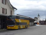 (214'052) - PostAuto Ostschweiz - SG 445'308 - Alexander Dennis am 1. Februar 2020 beim Bahnhof Nesslau-Neu St. Johann