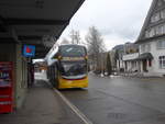 (214'070) - PostAuto Ostschweiz - SG 445'309 - Alexander Dennis am 1. Februar 2020 beim Bahnhof Nesslau-Neu St. Johann