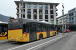 Stans/909350/284602---postauto-zentralschweiz---nr (284'602) - PostAuto Zentralschweiz - Nr. 505/NW 5017/PID 10'252 - Solaris (ex Nr. 55; ex Thepra, Stans Nr. 25) am 3. Februar 2026 beim Bahnhof Stans