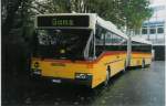 (015'435) - PTT-Regie - P 27'724 - Mercedes am 10. Oktober 1996 beim Bahnhof Buchs