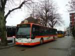(132'321) - Regiobus, Gossau - Nr. 21/SG 258'921 - Mercedes am 12. Januar 2011 beim Bahnhof Gossau