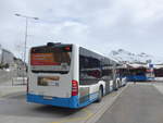 rtb-rhv-altstatten/650588/202074---rtb-altstaetten---nr (202'074) - RTB Altsttten - Nr. 3/SG 292'107 - Mercedes am 10. Mrz 2019 beim Bahnhof St. Moritz