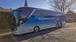 schneider-langendorf/873721/setra-s-515-hdh-so-28514 Setra S 515 HDH, SO 28514, Alsfeld D, Schneider Reisen und Transport AG, Langendorf, Aufgenommen am 1. Februar 2025