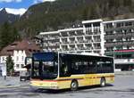 (260'517) - GrindelwaldBus, Grindelwald - Nr. 17/BE 72'444 - MAN/Gppel (ex STI Thun Nr. 133) am 19. Mrz 2024 beim Bahnhof Grindelwald