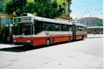 (041'429) - WV Winterthur - Nr. 145 - Mercedes Gelenktrolleybus am 19. Juni 2000 beim Hauptbahnhof Winterthur