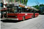 sw-wv-vw-winterthur/225906/041509---wv-winterthur---nr (041'509) - WV Winterthur - Nr. 124 - Saurer/FHS Gelenktrolleybus am 19. Juni 2000 beim Hauptbahnhof Winterthur