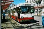 (041'510) - WV Winterthur - Nr. 124 - Saurer/FHS Gelenktrolleybus am 19. Juni 2000 beim Hauptbahnhof Winterthur