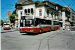 (041'517) - WV Winterthur - Nr. 143 - Mercedes Gelenktrolleybus am 19. Juni 2000 beim Hauptbahnhof Winterthur
