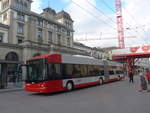 (214'460) - SW Winterthur - Nr. 123 - Hess/Hess Gelenktrolleybus am 18. Februar 2020 beim Hauptbahnhof Winterthur