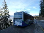 (233'016) - Interbus, Kerzers - VS 132'933 - Scania/Hess (ex TPL Lugano Nr. 208) am 20. Februar 2022 in Veysonnaz, Postgarage (Einsatz Theytaz)