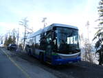 (233'017) - Interbus, Kerzers - VS 132'933 - Scania/Hess (ex TPL Lugano Nr. 208) am 20. Februar 2022 in Veysonnaz, Postgarage (Einsatz Theytaz)