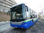 (233'019) - Interbus, Kerzers - VS 132'933 - Scania/Hess (ex TPL Lugano Nr. 208) am 20. Februar 2022 in Veysonnaz, Postgarage (Einsatz Theytaz)