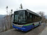 (244'187) - Interbus, Kerzers - VS 132'933 - Scania/Hess (ex TPL Lugano Nr. 208) am 26. Dezember 2022 in Veysonnaz, Postgarage (Einsatz Theytaz)