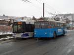 (131'277) - TL Lausanne (Rtrobus) - Nr. 656 - FBW/Eggli Trolleybus am 5. Dezember 2010 in Lutry, Corniche