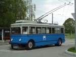(144'622) - TL Lausanne (Rtrobus) - Nr. 2 - FBW/Eggli Trolleybus (ex Nr. 3) am 26. Mai 2013 in Le Mont, Grand-Mont