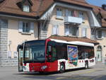 (195'679) - TPF Fribourg - Nr. 76/FR 300'339 - Mercedes am 6. August 2018 beim Bahnhof Romont