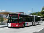 (251'526) - TPF Fribourg - Nr. 858/FR 300'291 - Mercedes am 15. Juni 2023 beim Bahnhof Bulle