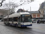 (189'185) - TPG Genve - Nr. 763 - Hess/Hess Gelenktrolleybus am 12. Mrz 2018 in Genve, Place des Vingt-Deux-Cantons