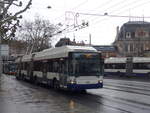 (202'222) - TPG Genve - Nr. 786 - Hess/Hess Doppelgelenktrolleybus am 11. Mrz 2019 in Genve, Place des Vingt-Deux-Cantons