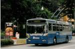 (024'423) - ACT Lugano - Nr. 208 - Vetter Trolleybus am 13. Juli 1998 in Lugano, Piazza Rezzonico