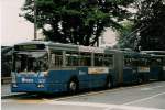 tpl-act-lugano/212251/024424---act-lugano---nr (024'424) - ACT Lugano - Nr. 206 - Vetter Gelenktrolleybus am 13. Juli 1998 in Lugano, Piazza Manzoni