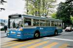 (045'915) - ACT Lugano - Nr. 207 - Vetter Trolleybus am 23. April 2001 in Lugano, Piazza Manzoni