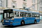 (045'925) - ACT Lugano - Nr. 207 - Vetter Trolleybus am 23. April 2001 in Lugano, Piazza Manzoni