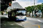 (046'102) - TPL Lugano - Nr. 208 - Vetter Trolleybus am 23. April 2001 in Lugano, Piazza Rezzonico