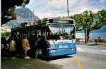 (046'105) - ACT Lugano - Nr. 209 - Vetter Trolleybus am 23. April 2001 in Lugano, Piazza Rezzonico