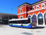 (180'036) - TPL Lugano - Nr. 310/TI 76'229 - Mercedes am 13. Mai 2017 beim Bahnhof Lugano