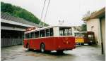 (047'228) - VB Biel - Nr. 21 - Berna/Hess Trolleybus am 16. Juni 2001 in Boudry, Dpt TN