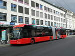 (230'138) - VB Biel - Nr. 92 - Hess/Hess Gelenktrolleybus am 8. November 2021 in Biel, Guisanplatz