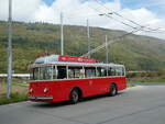 (240'788) - VB Biel - Nr. 21 - Berna/Hess Trolleybus am 9. Oktober 2022 in Biel, Stadien