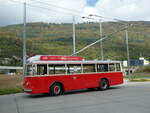(240'789) - VB Biel - Nr. 21 - Berna/Hess Trolleybus am 9. Oktober 2022 in Biel, Stadien