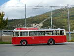 (240'790) - VB Biel - Nr. 21 - Berna/Hess Trolleybus am 9. Oktober 2022 in Biel, Stadien