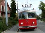 (240'814) - VB Biel - Nr. 21 - Berna/Hess Trolleybus am 9. Oktober 2022 in Biel, Geyisriedweg