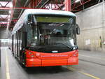 (240'828) - VB Biel - Nr. 58 - Hess/Hess Gelenktrolleybus am 9. Oktober 2022 in Biel, Depot
