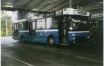 (035'811) - VBL Luzern - Nr. 261 - NAW/R&J-Hess Trolleybus am 28. August 1999 in Luzern, Depot