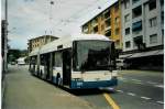 (096'736) - VBL Luzern - Nr. 201 - Hess/Hess Gelenktrolleybus am 23. Juli 2007 in Emmenbrcke, Sprengi
