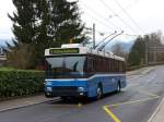 (148'994) - VBL Luzern - Nr. 280 - NAW/R&J-Hess Trolleybus am 16. Februar 2014 in Luzern, Oberseeburg