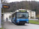 VBL Luzern/406638/149016---vbl-luzern---nr (149'016) - VBL Luzern - Nr. 280 - NAW/R&J-Hess Trolleybus am 16. Februar 2014 in Luzern, Hirtenhof