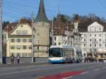 VBL Luzern/473408/167925---vbl-luzern---nr (167'925) - VBL Luzern - Nr. 204 - Hess/Hess Gelenktrolleybus am 25. Dezember 2015 in Luzern, Bahnhofbrcke