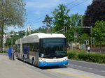 (171'275) - VBL Luzern - Nr. 225 - Hess/Hess Gelenktrolleybus am 22. Mai 2016 in Luzern, Verkehrshaus