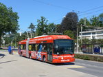 (173'744) - VBL Luzern - Nr. 210 - Hess/Hess Gelenktrolleybus am 8. August 2016 in Luzern, Verkehrshaus