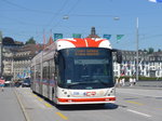 (173'812) - VBL Luzern - Nr. 238 - Hess/Hess Doppelgelenktrolleybus am 8. August 2016 in Luzern, Bahnhofbrcke