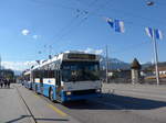 VBL Luzern/551527/179456---vbl-luzern---nr (179'456) - VBL Luzern - Nr. 274 - NAW/R&J-Hess Trolleybus am 10. April 2017 in Luzern, Bahnhofbrcke