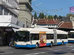 (179'468) - VBL Luzern - Nr. 207 - Hess/Hess Gelenktrolleybus am 10. April 2017 beim Bahnhof Luzern