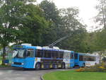 (185'156) - VBL Luzern - Nr. 260 - NAW/R&J-Hess Trolleybus am 18. September 2017 in Luzern, Hirtenhof