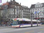 (189'366) - VBL Luzern - Nr. 242 - Hess/Hess Doppelgelenktrolleybus am 17. Mrz 2018 in Luzern, Bahnhofbrcke