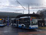 VBL Luzern/643814/200147---vbl-luzern---nr (200'147) - VBL Luzern - Nr. 621/LU 15'014 - Mercedes am 24. Dezember 2018 beim Bahnhof Luzern